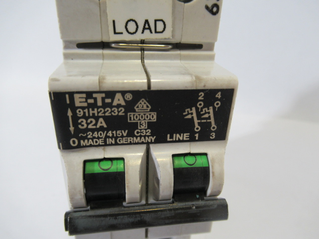 Eaton 91H2232 Circuit Breaker 32A 240/415VAC 2 Pole USED