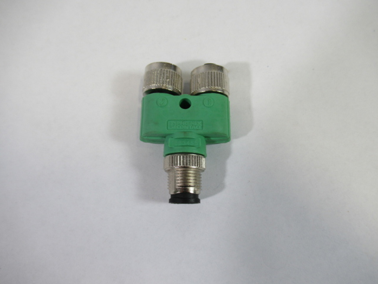 Phoenix Contact 1683455 Y Connector 1 Male 2 Female Connections 4 Pos USED
