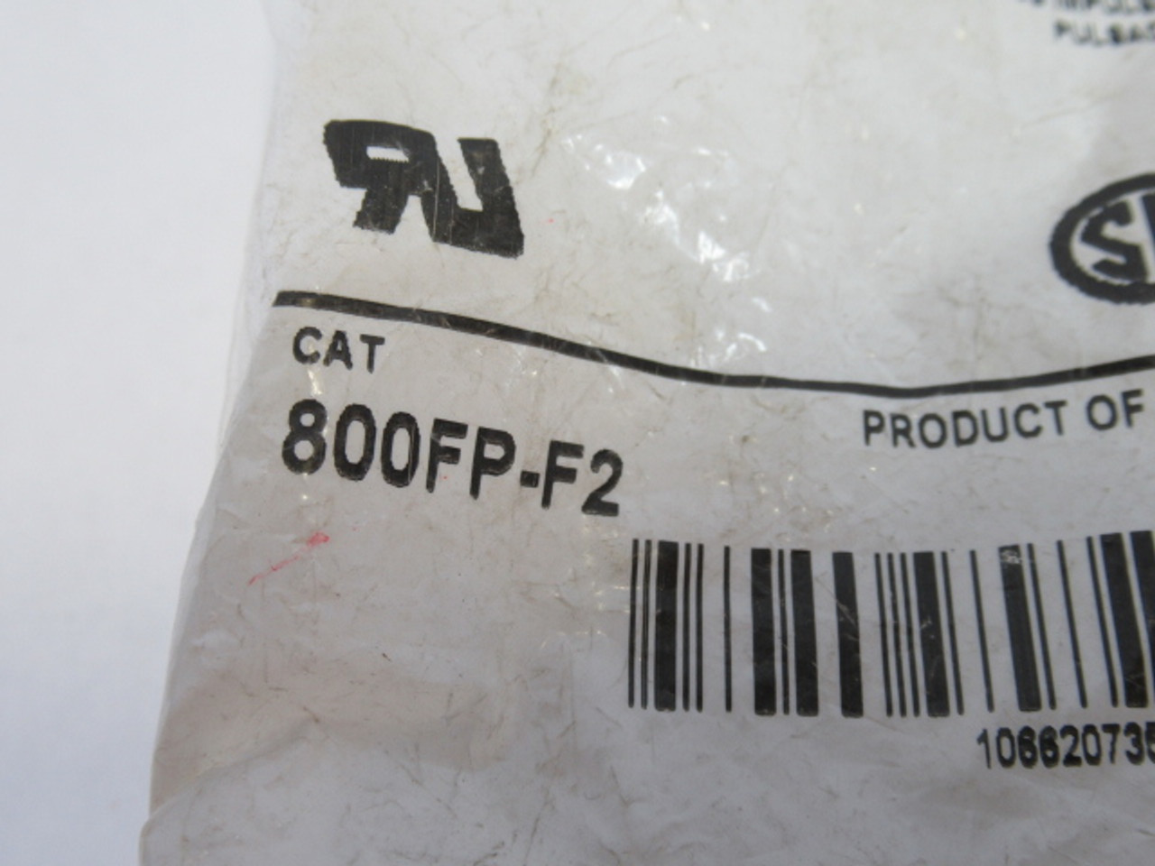 Allen-Bradley 800FP-F2 Flush Push Button Black Series A ! NWB !