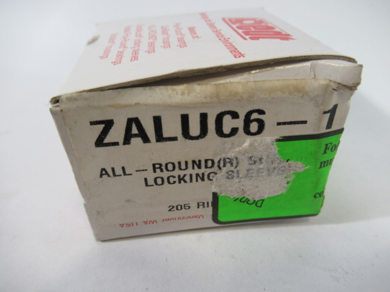 EDT ZALUC6-1 Locking Sleeve Bearing 1.10"OD 1"ID 1-1/2"L .38"FOD ! NEW !