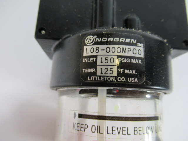 Norgren L08-000MPCO Pneumatic Regulator Inlet 150Psig ! NOP !