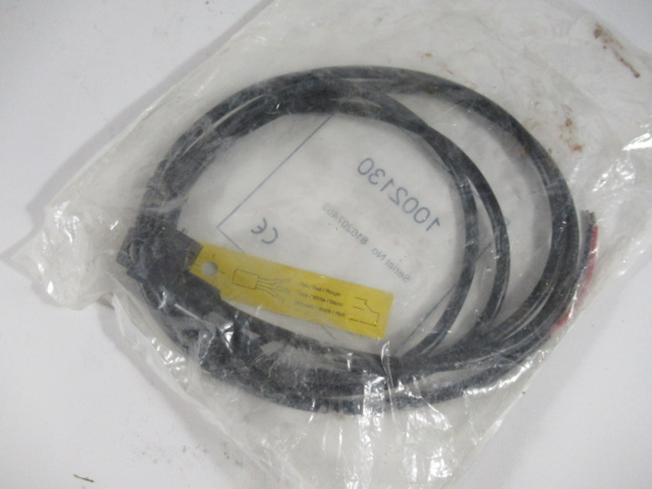 Brad Harrison 1002130 Cordset Connector Cable 300V 20AWG/3 ! NWB !