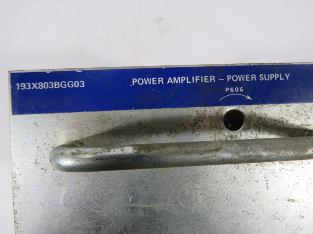 General Electric 193X803BGG03 Power Supply Amplifier Card USED