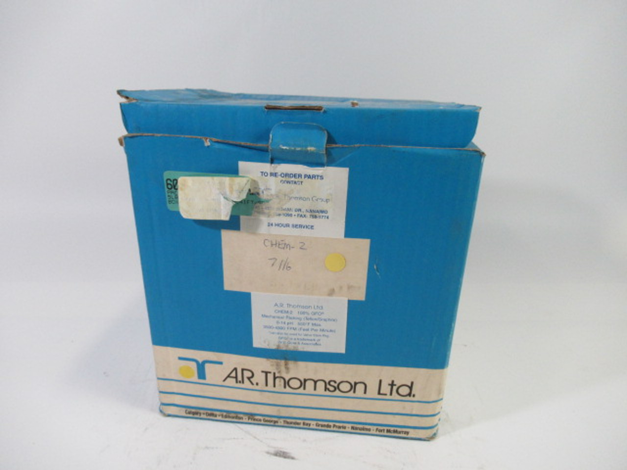 A.R.Thomson CHEM-2 Mechanical Packing 7/16" 5.1Lbs ! NEW !