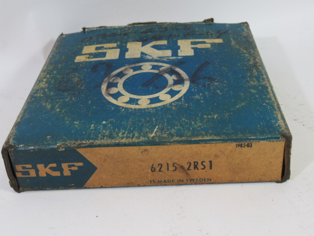 SKF 6215-2RS1 Deep Groove Ball Bearing 130mmOD 75mmID 25mmW NEW