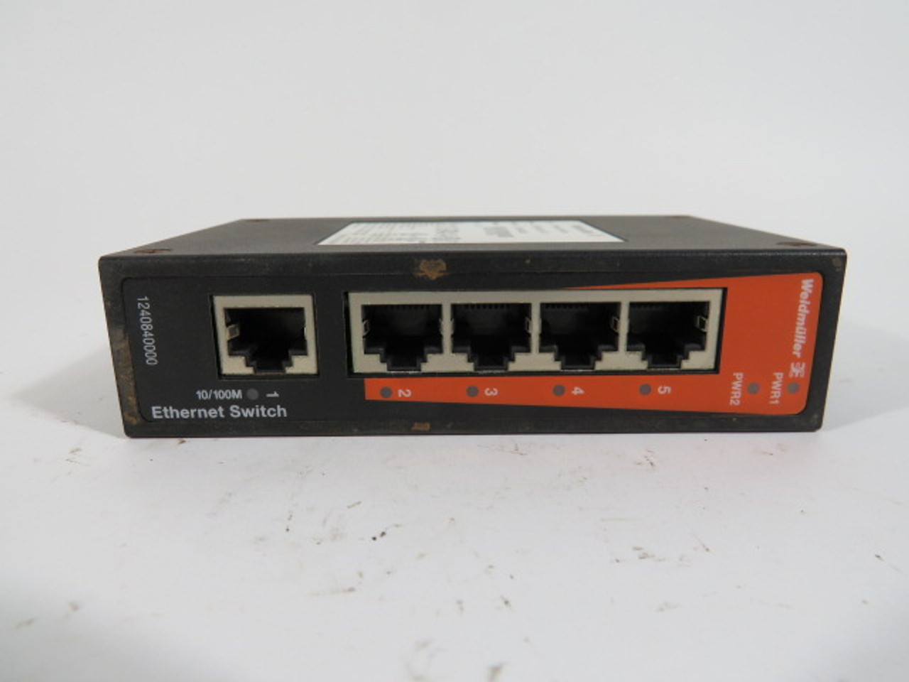 Weidmuller 1240840000 Ethernet Switch 12/24/48VDC 0.29A 18-30VAC USED