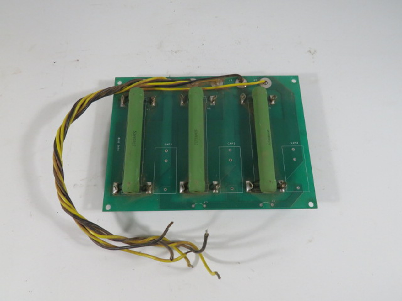 Generic Resistor PLC Board W/ 9 Resistors 50W 800ohm USED