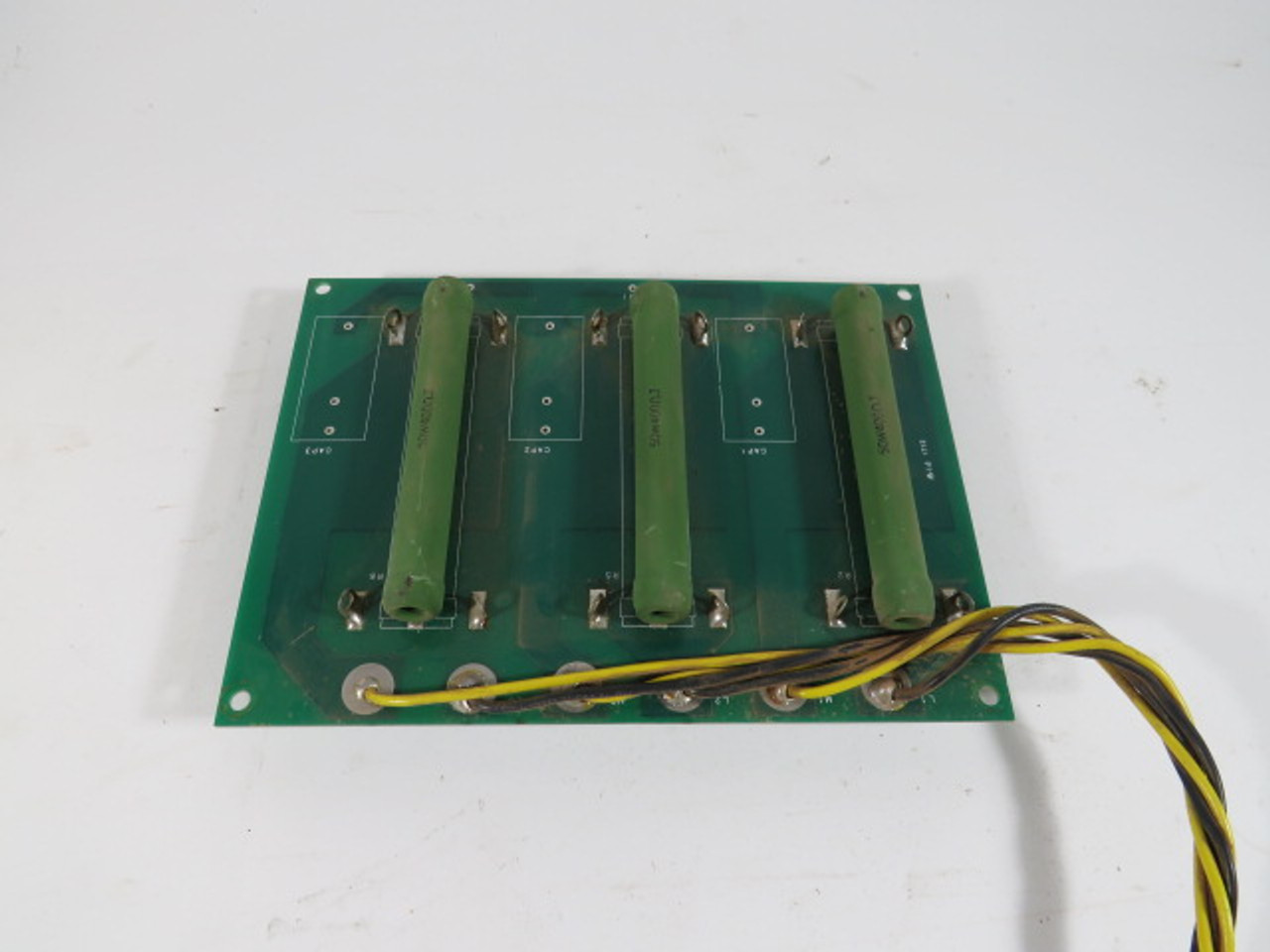 Generic Resistor PLC Board W/ 9 Resistors 50W 400ohm USED