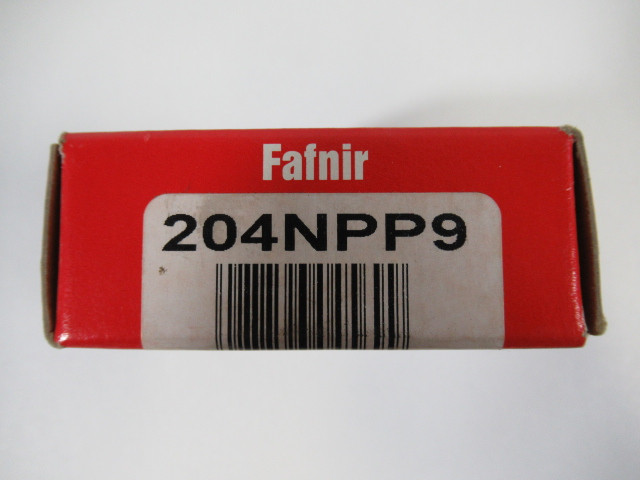 Fafnir 204NPP9 Standard Duty Insert Ball Bearing 20mm Bore 47mmOD 14mmW ! NEW !
