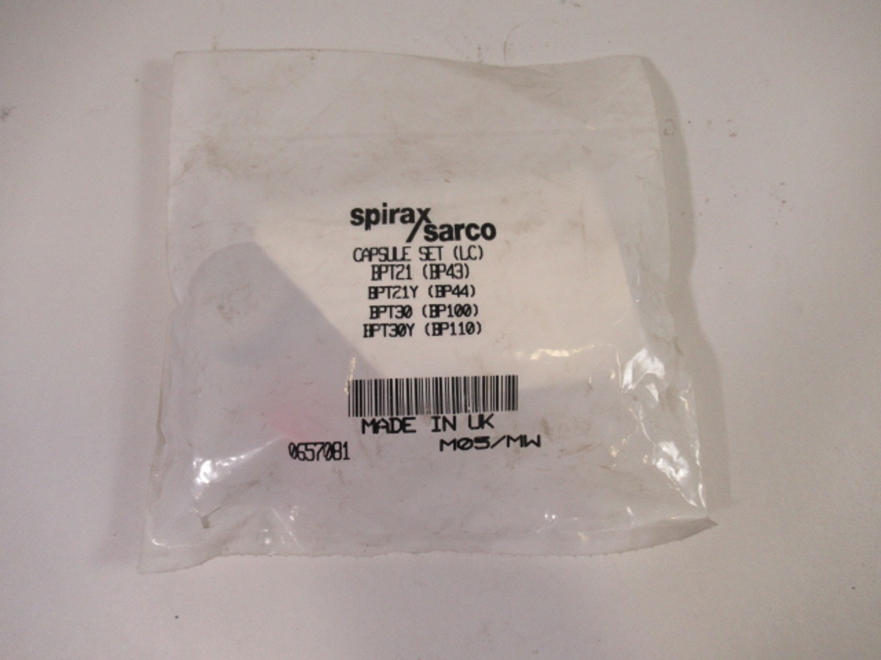 Spirax Sarco 0657081 Capsule Set (LC) Trap 3/4"NPT ! NEW !
