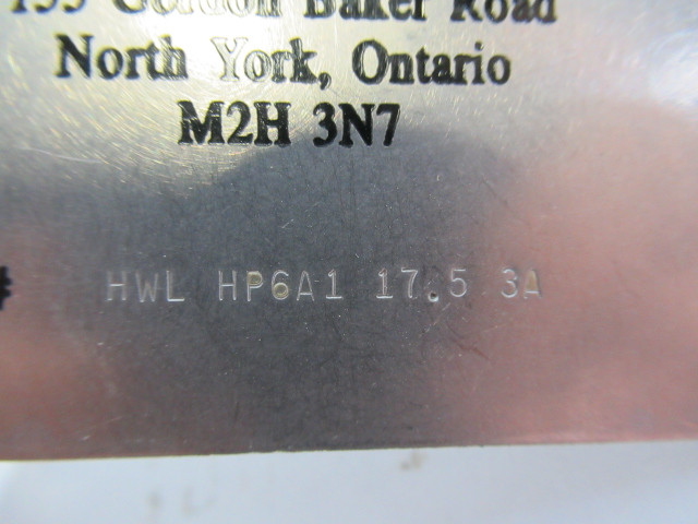 Honeywell HWL-HP6A1-17.5-3A Platinum Resistance Theromometer Detector USED