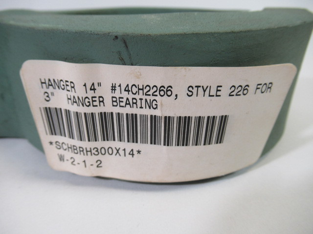 Martin 14CH2266 Hanger 14" Conveyor 3" Coupling Dia NO PLATE USED
