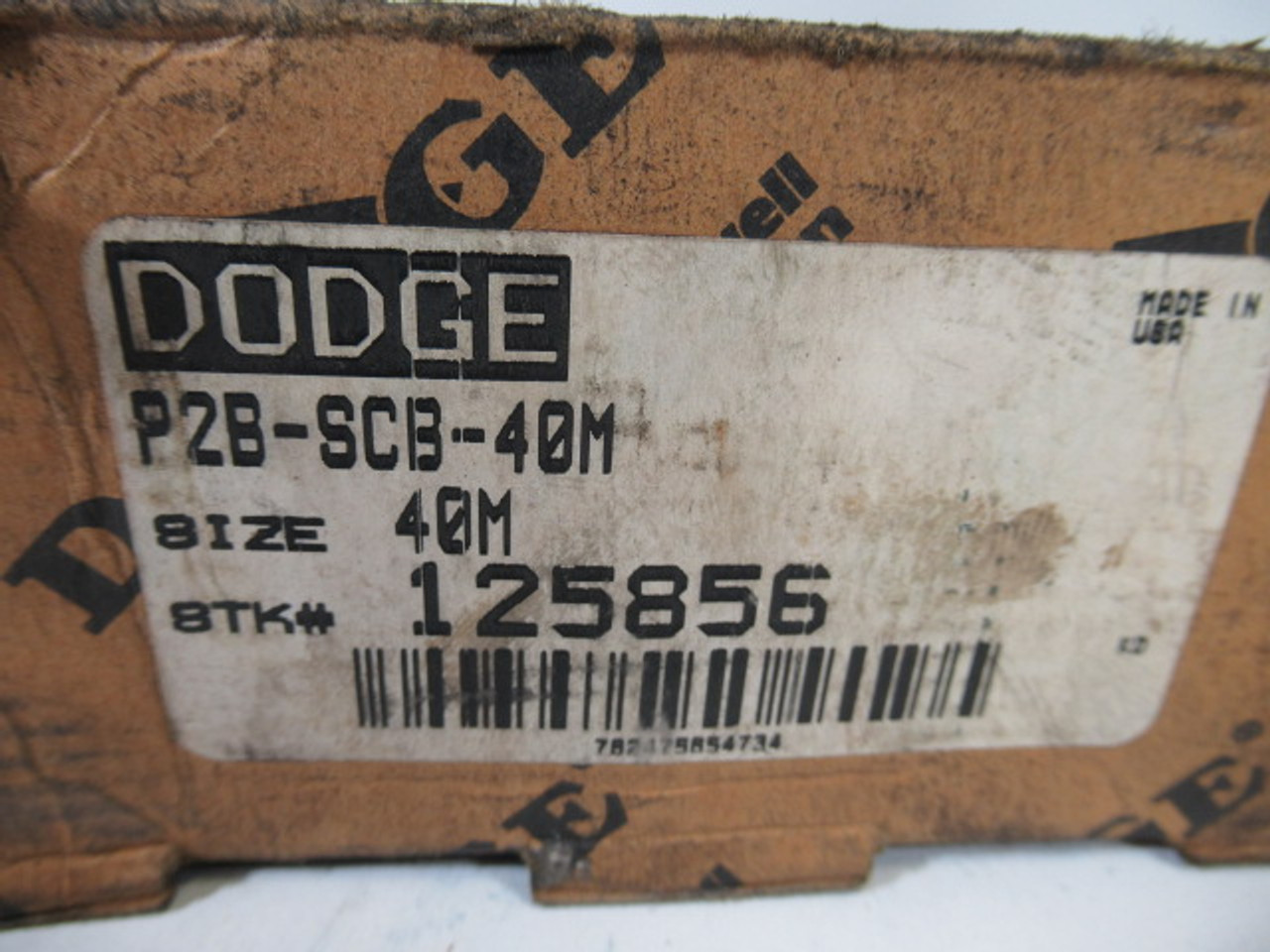 Dodge 125856 P2B-SCB-40M Pillow Block Bearing Unit 40mmID Two Bolt Iron ! NEW !