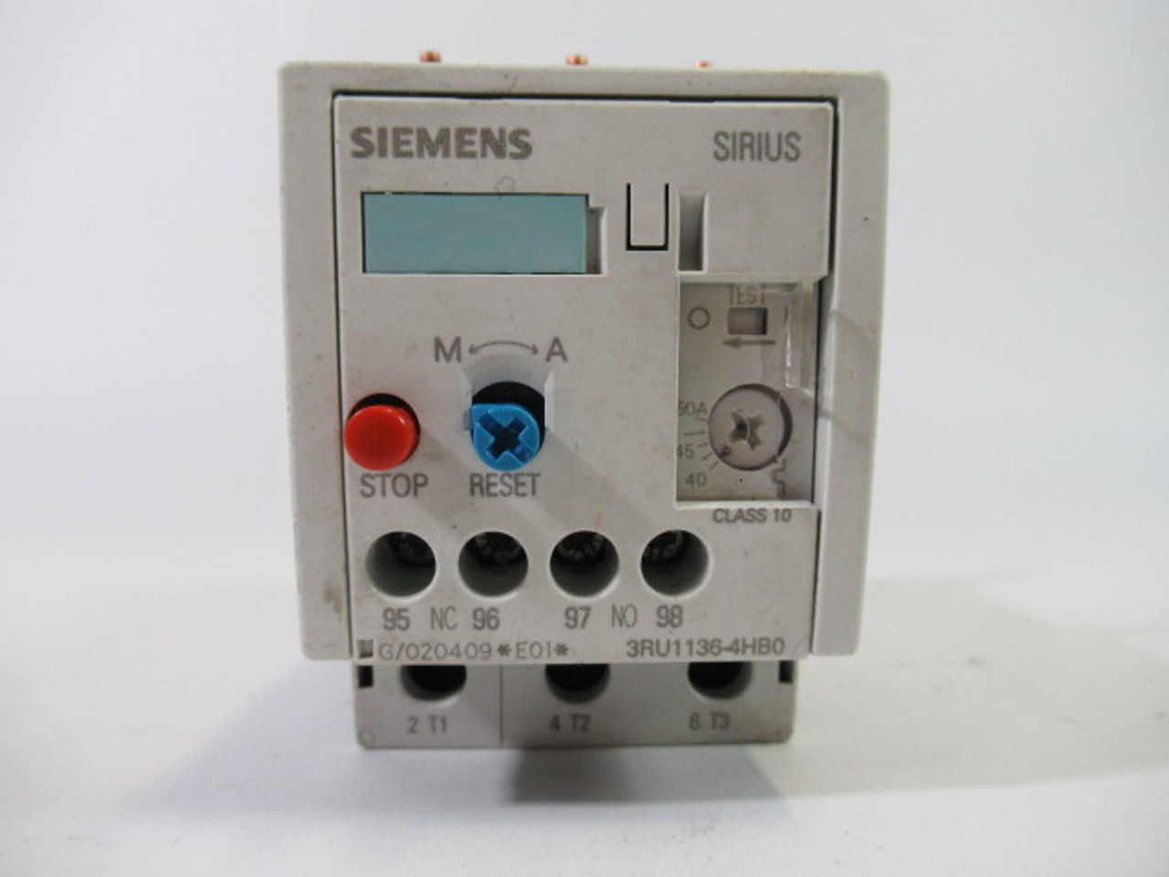 Siemens 3RU1136-4HB0 Overload Relay 40-50A 690V USED