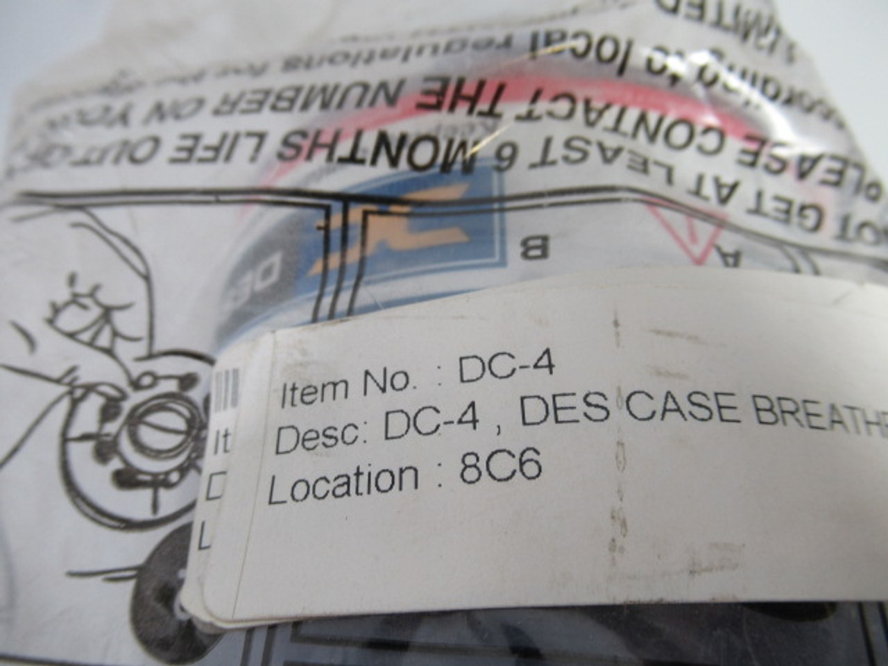 Des-Case DC-4 Standard Desiccant Breather 10"L 4.10"Dia 1"Multi-Fit ! NWB !