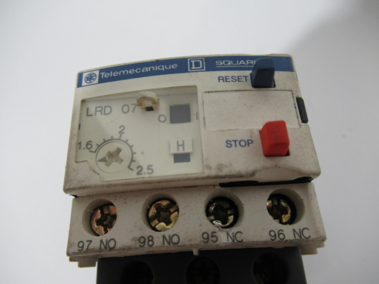 Telemecanique LRD07 Overload Relay 1.6-2.5A USED