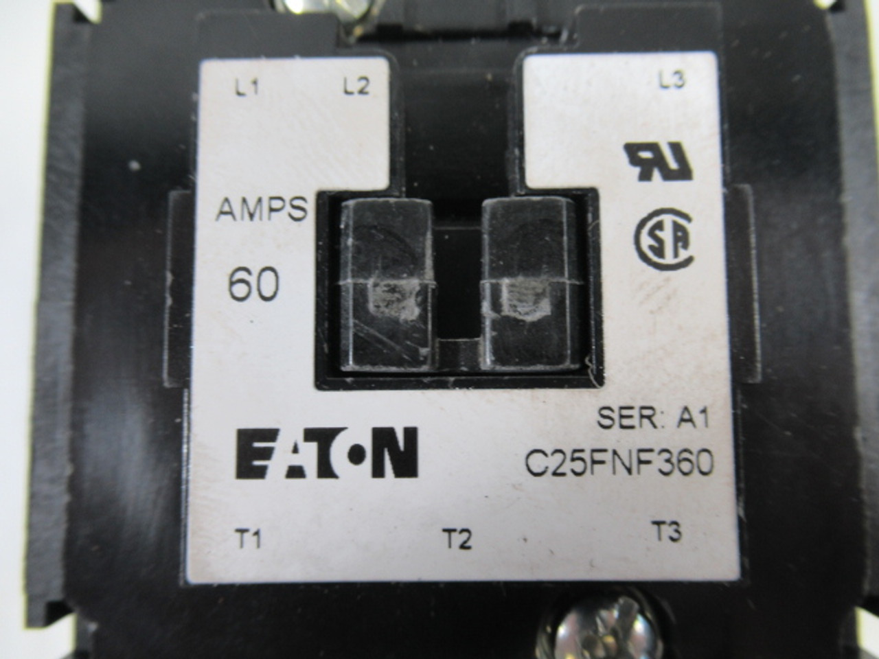 Eaton C25FNF360T Contactor 60Amps Ser A1 3 Pole Coil 24V 50-60Hz ! NOP !