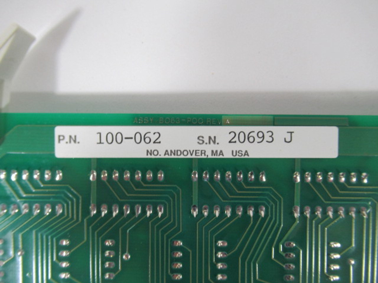 Modicon 100-062 I/O Interface Board AS-B063-P00 A2 USED