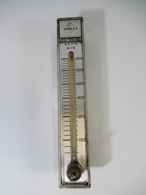Dwyer RMB-57-SSV Flow Meter 60-600 SCFH Air 70 psi Max *Missing Knob* USED