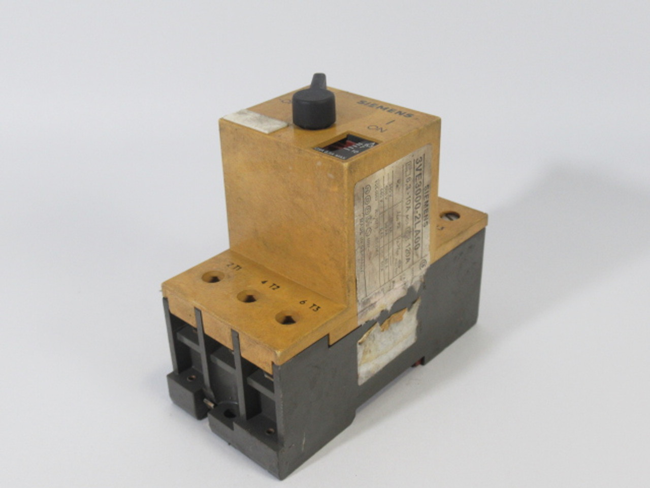 Siemens 3VE3000-2LA00 Motor Starter Protector 6.3-10A 3 Pole 380/500/660V USED