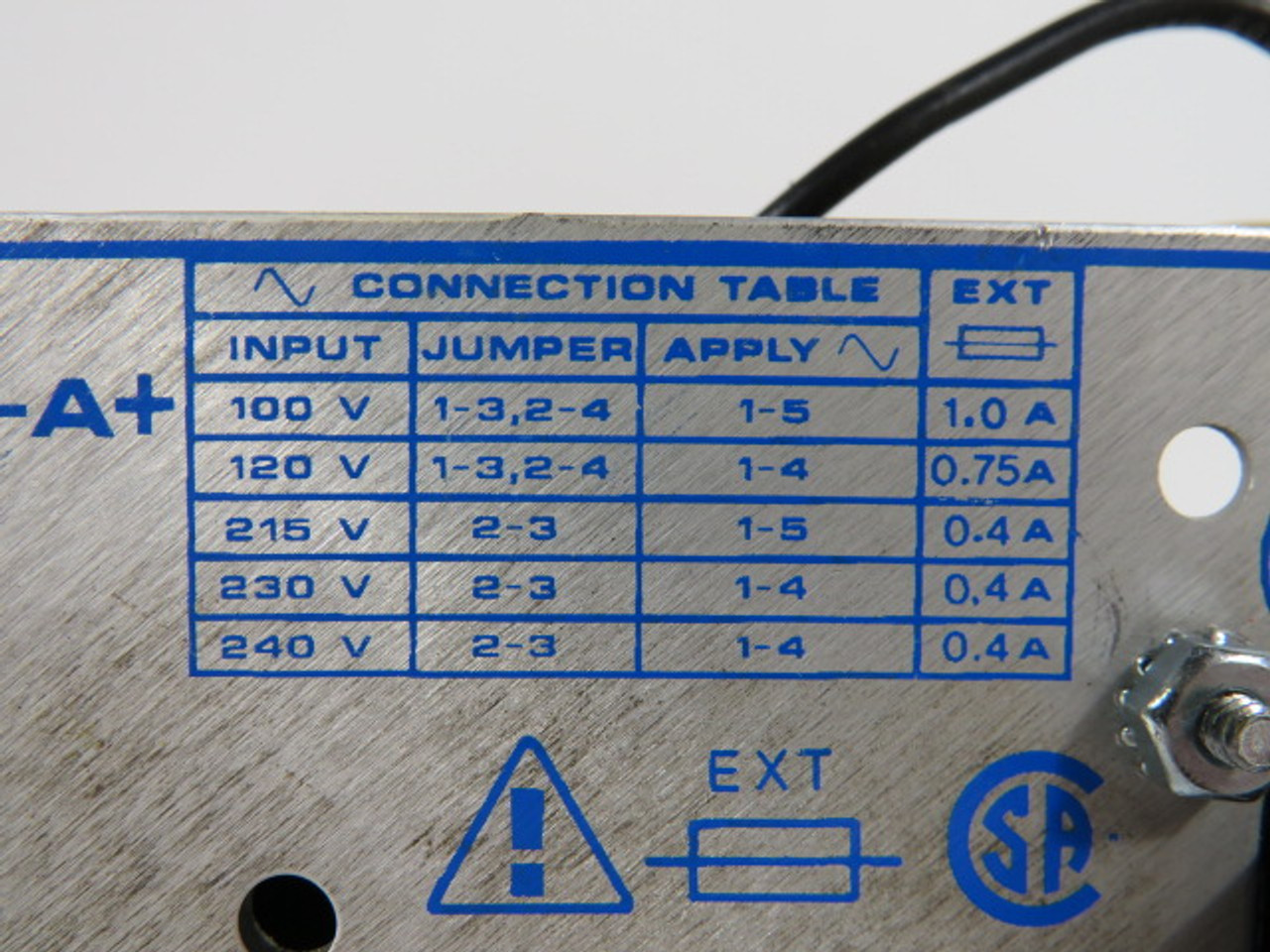 Condor HAA15-0.8-A+ Power Supply 15/12VDC @ 0.8/1A Warped Cover USED