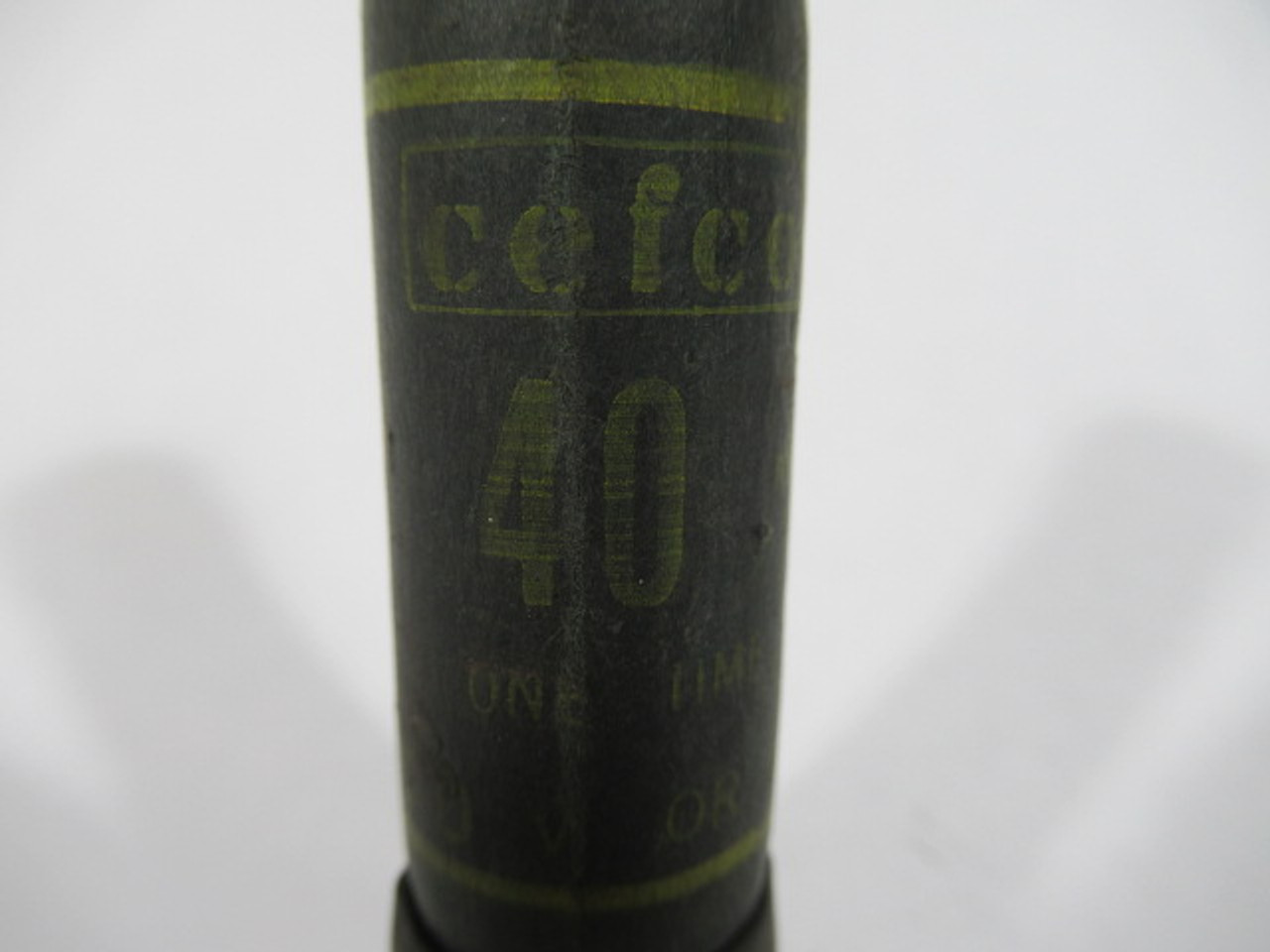 Cefco OT40/250 One Time Fuse 40A 250V USED