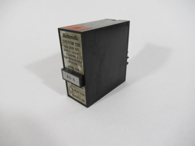 Electromatic FAD-203-120 2 Channel Dual Monostable Receiver 120VAC USED
