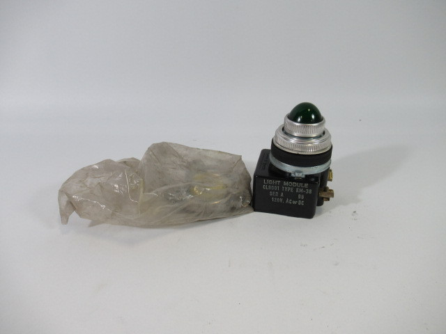 Square D 9001-KP38G9 Pilot Light Green Series A 120V AC/DC ! NOP !