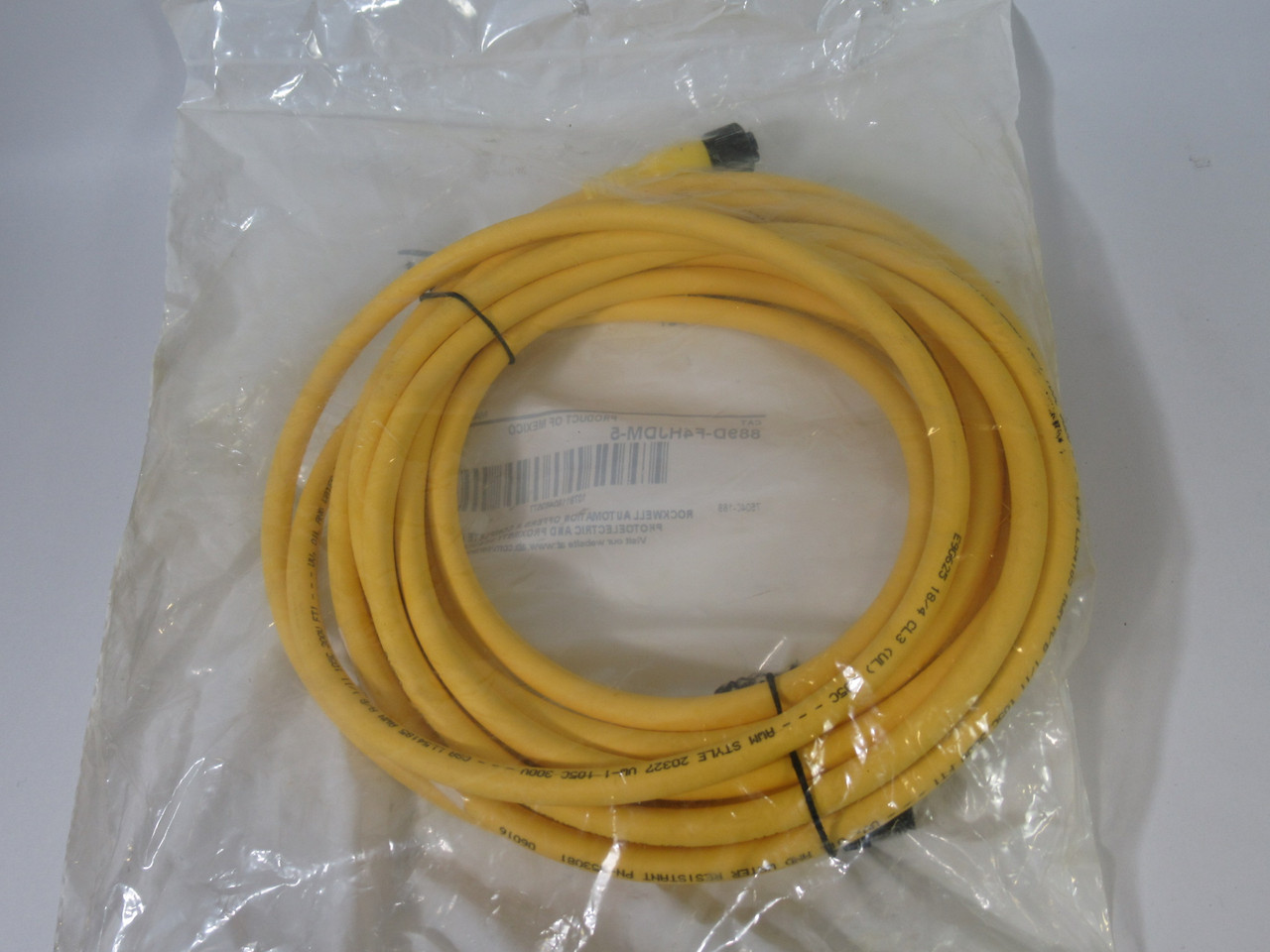 Allen-Bradley 889D-F4HJDM-5 Series B DC Micro Straight Cordset 4Pin 5m ! NWB !