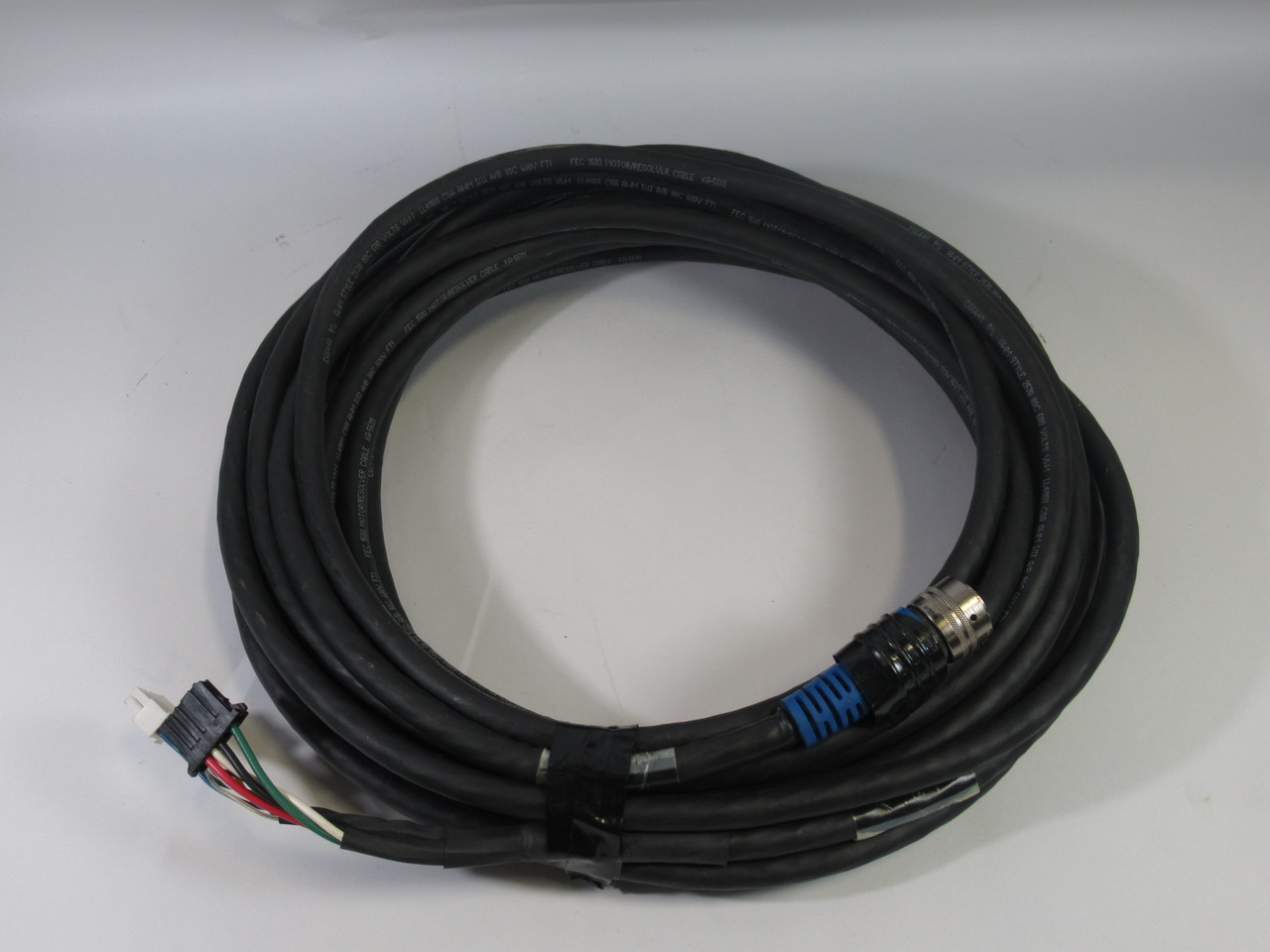 FEC FEB-1251-50 Servo Motor Resolver Cable 600V M12 50’ ! NOP !