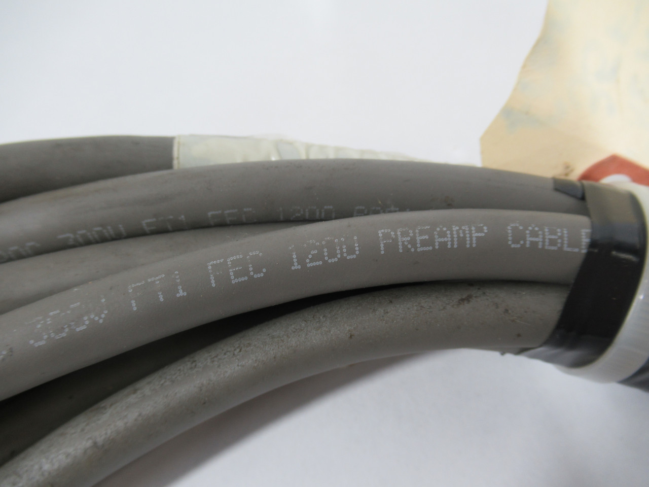 FEC FEC-1200 Grey Servo Motor Preamp Cable 300V 7Pin 35' USED