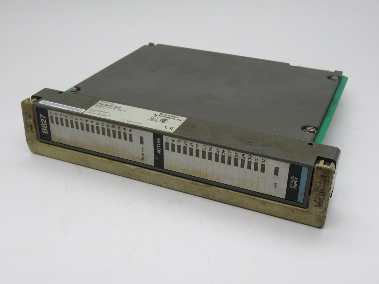 Schneider Electric AS-B827-032 Modicon Input Module 24VDC 32 Points USED