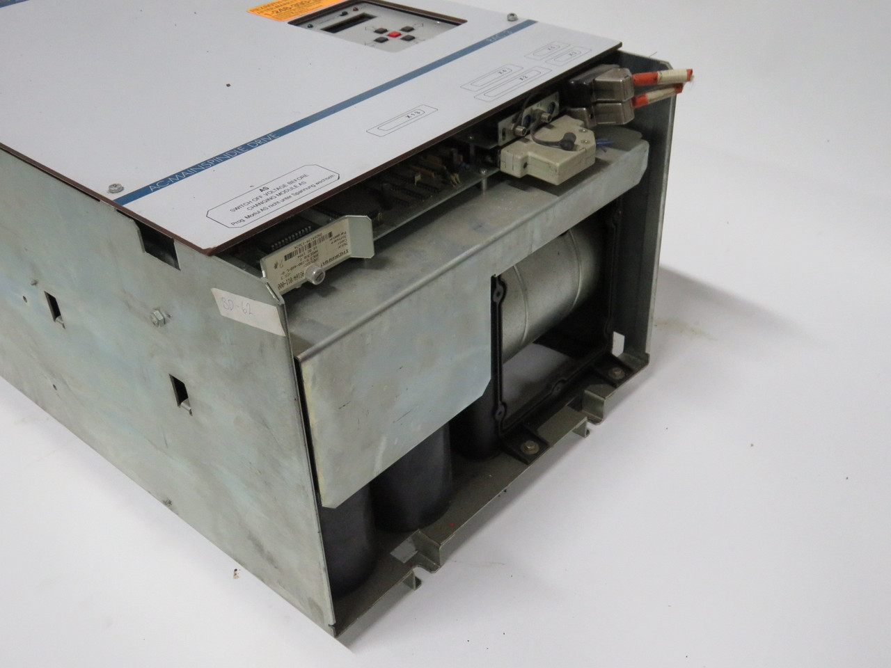 Indramat RAC3.5-100-460-LP0-W1-220 AC Main Spindle Drive BROKEN COVER USED