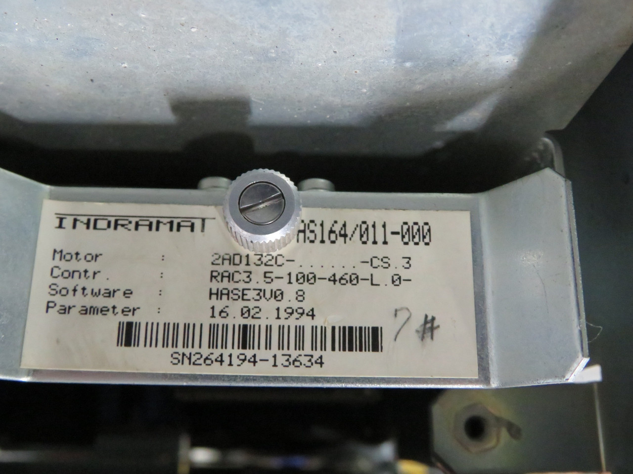Indramat RAC3.5-100-460-LP0-W1-220 AC Main Spindle Drive BROKEN COVER USED