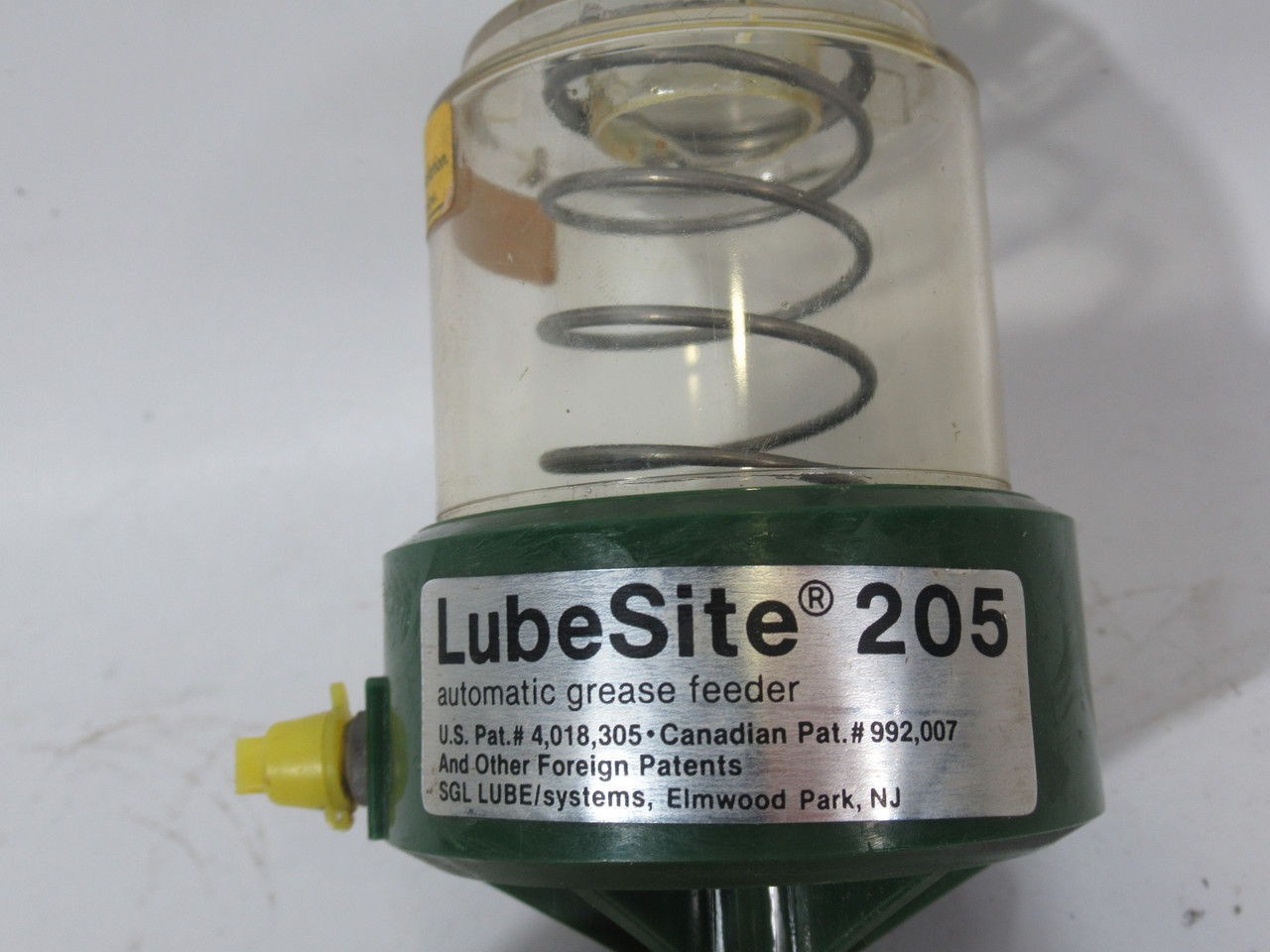 Lubesite 205 Polycarbonate Bowl Air/Oil Reservoir 1/8"NPT 2Oz Capacity USED