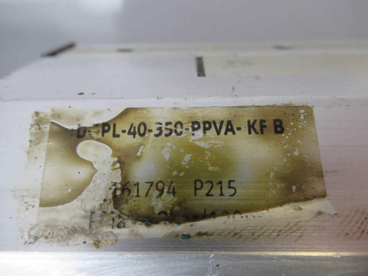 Festo DGPL-40-350-PPVA-KF-B Pneumatic Linear Drive 40mm Bore USED