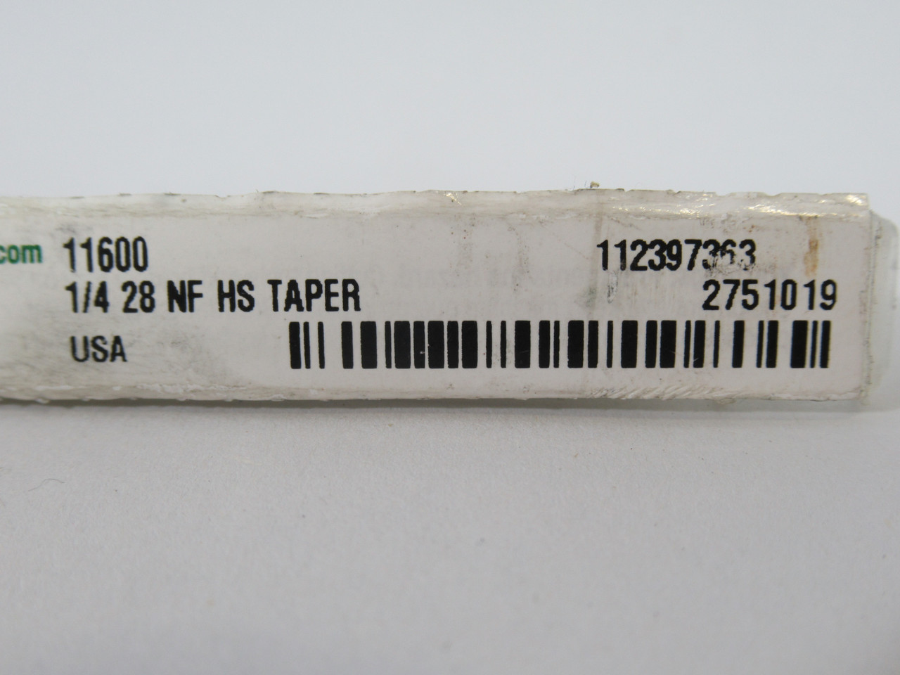 Widia 11600 1/4" 28 NF HS Taper Tap ! NEW !