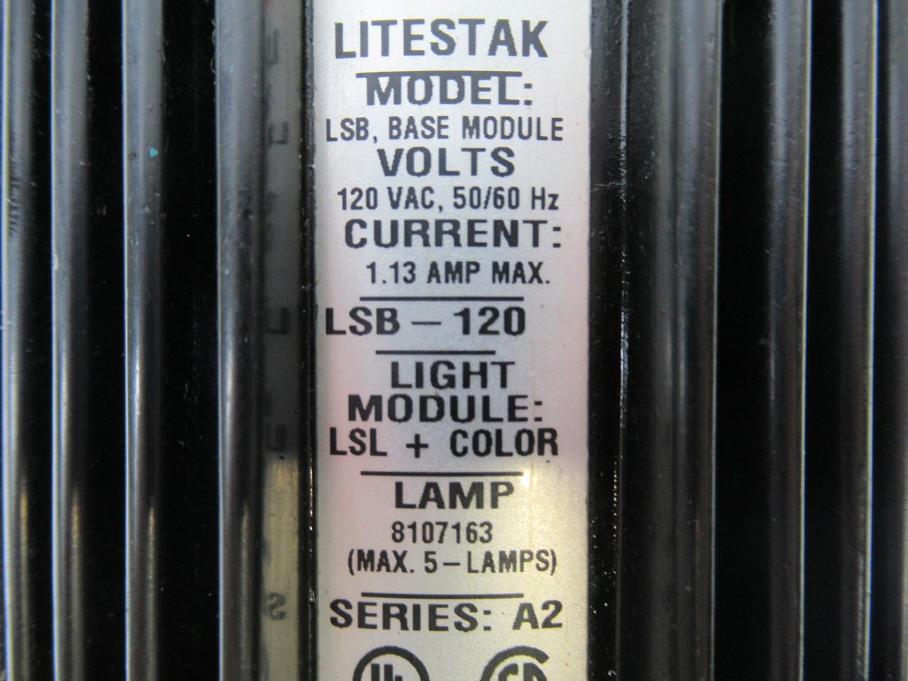 Federal Signal LSB-120GR Litestak Base C/W  Green & Red Beacon SER A2 USED