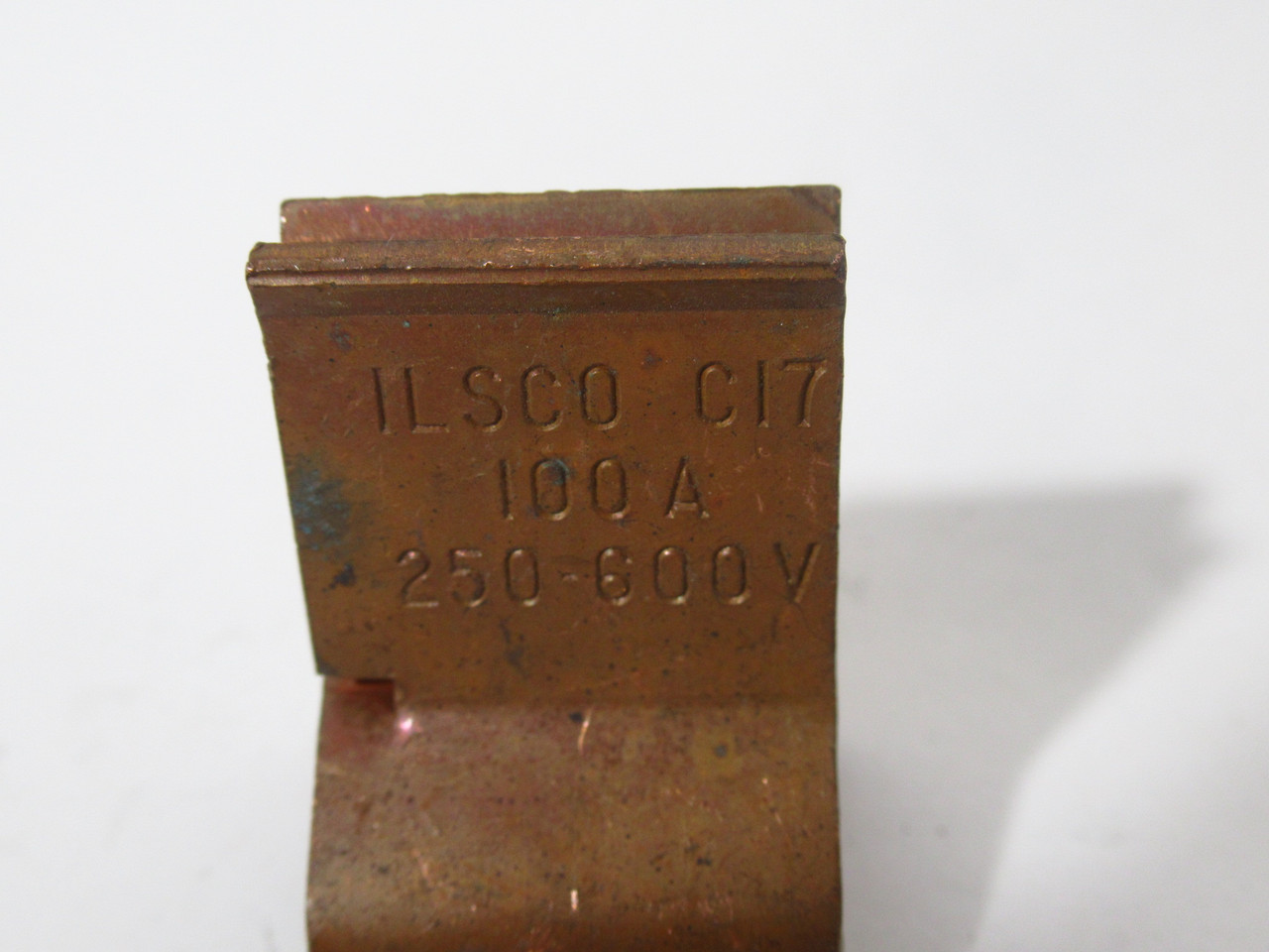 Ilsco C-17 Copper Fuse Clip 1/4" 100A 250-600V USED