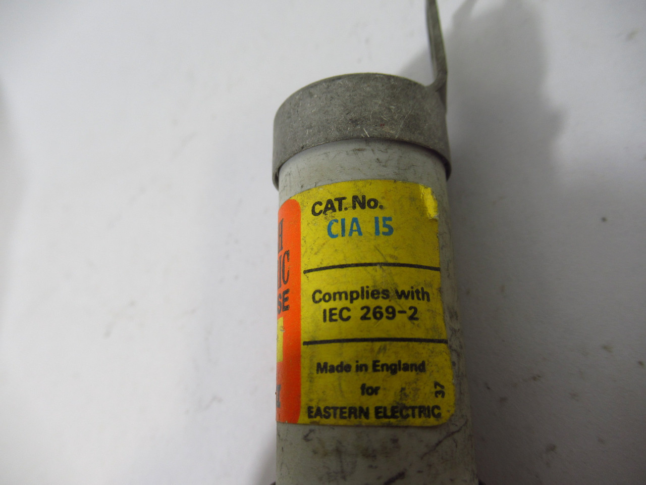 English Electric CIA-15 Closed Hole Bolt On Fuse 15A 600V Lot of 10 USED