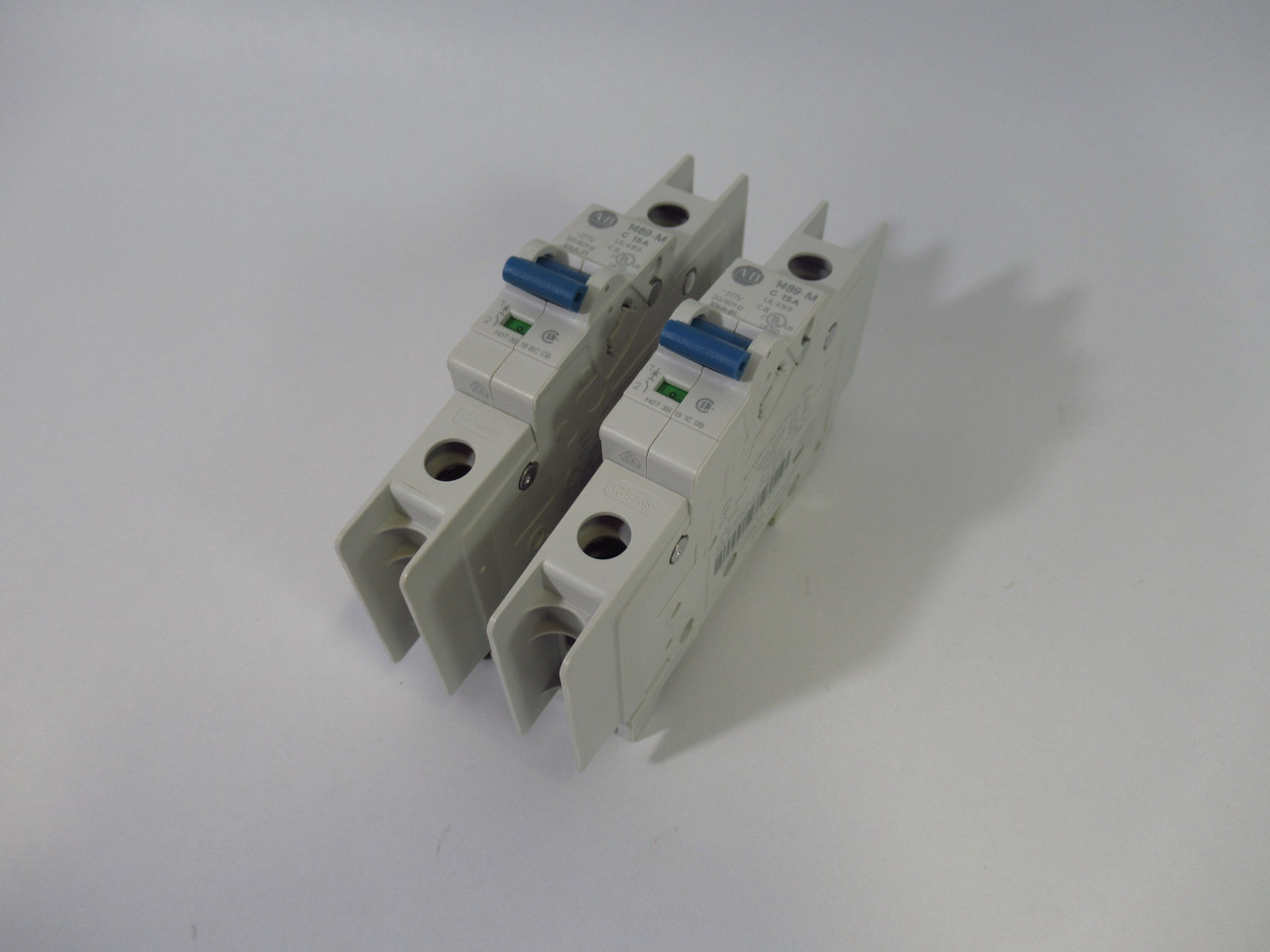 Allen-Bradley 1489-M1C150 Circuit Breaker SER D 15A 277VAC 1P 2-Pack ! NEW !
