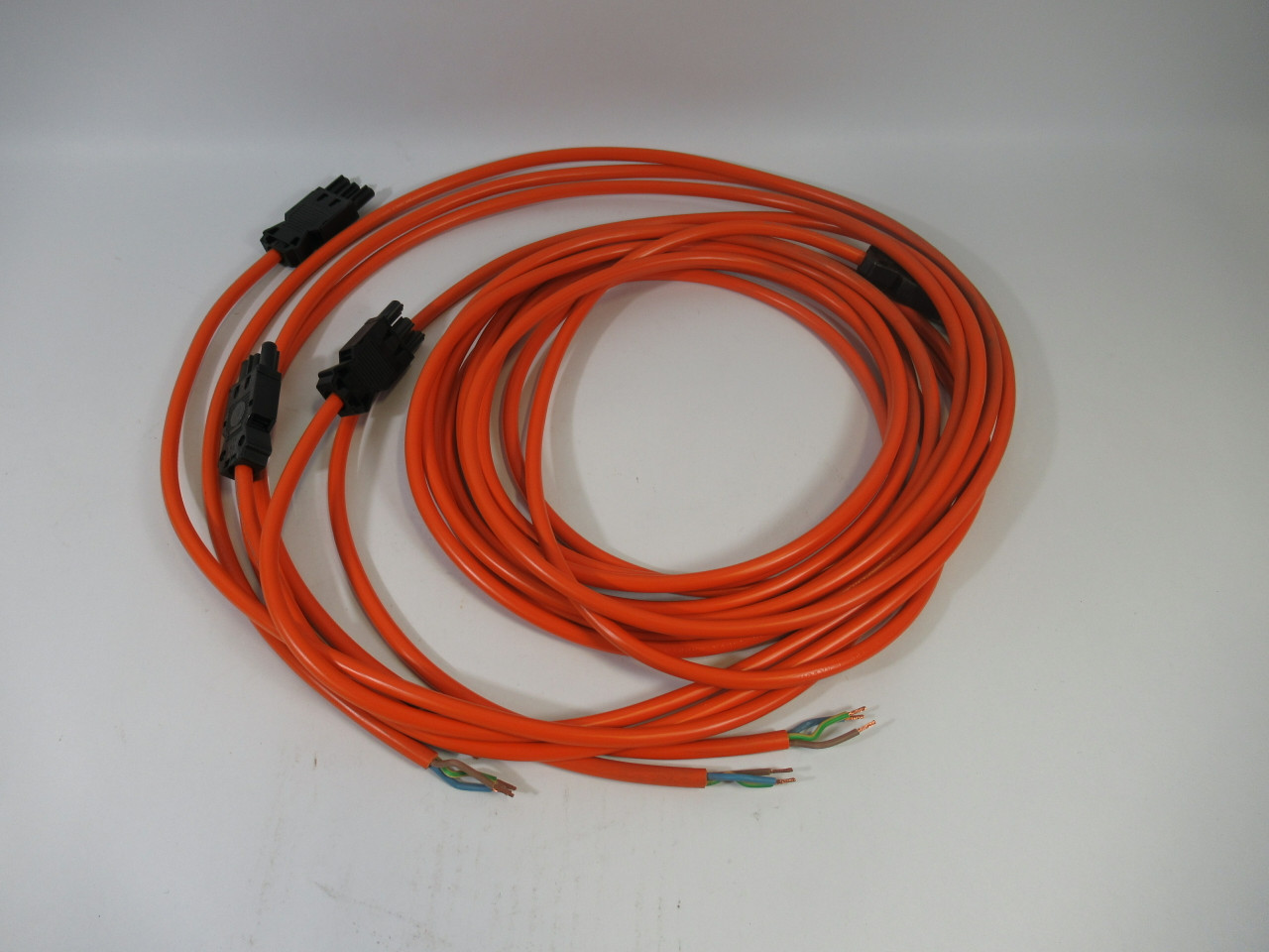 Rittal 4315.100 Connection Cable w/ Jack No Plug 3000mm LOT OF 4 *Open Bag* NWB
