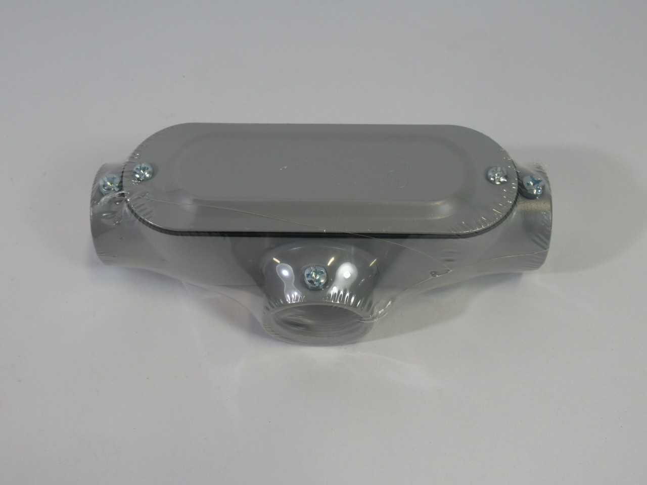 Windsor Industrial WI-T-C-100 Conduit Body W/Cover 1" Size T Type LOT OF 3 NEW