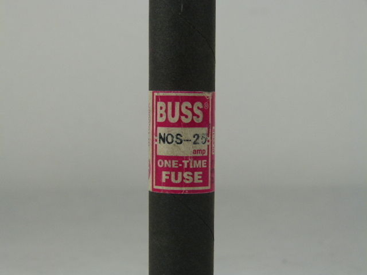 Bussmann NOS-25 One Time Fuse 15A 600V USED