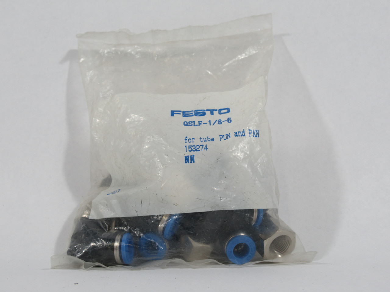 Festo 153274 QSLF-1/8-6-B Push-In L-Fitting G1/8 6mm 10-Pack ! NWB !