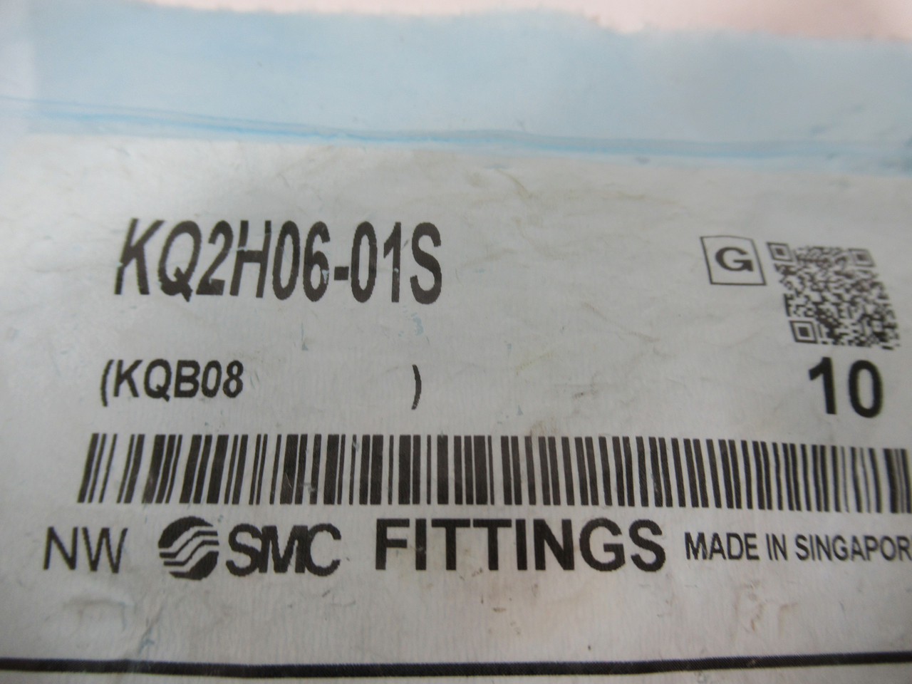 SMC KQ2H06-01AS Fitting 6mm R1/8 Lot of 5 ! NWB !