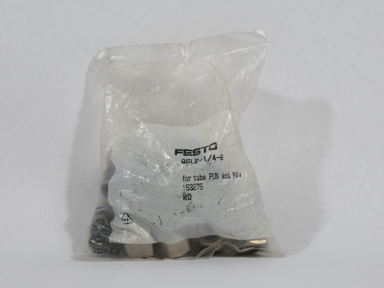Festo 153275 QSLF-1/4-6-B Push-In L-Fitting G1/8 6mm 10-Pack ! NWB !