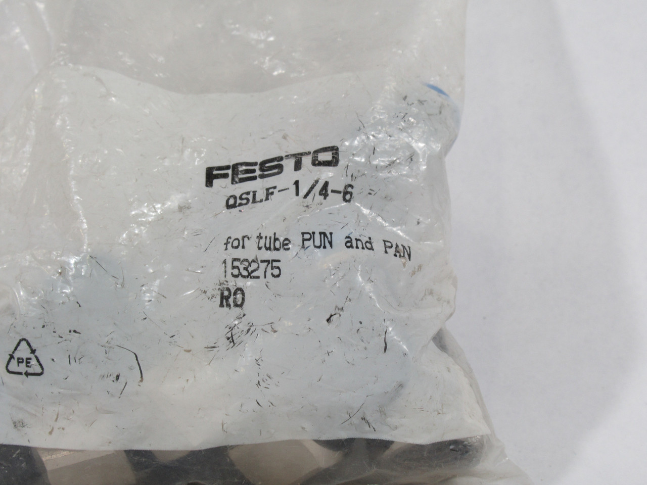 Festo 153275 QSLF-1/4-6-B Push-In L-Fitting G1/8 6mm 10-Pack ! NWB !