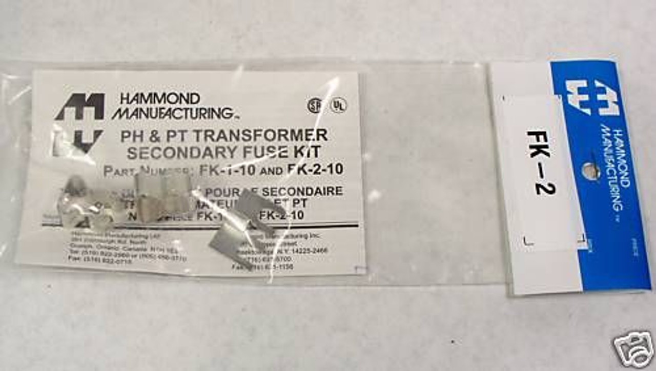 HAMMOND FK-2-10 Transformer Secondary Fuse Kit ! NWB !