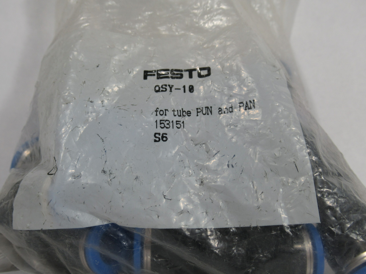 Festo 153151 QSY-10 Push-in 10mm Y Connector 10-Pack ! NWB !